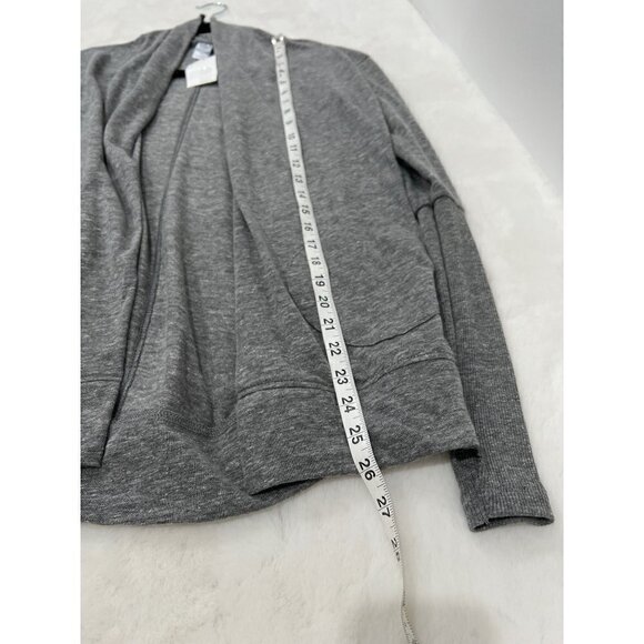 NWT Alternative Size XS Eco Jersey Rib Sleeve Wrap Grey MSRP $48 - Picture 6 of 11